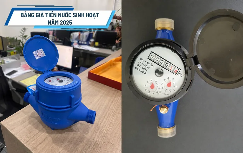 Bảng giá nước sinh hoạt được xây dựng theo địa phương, nhóm khách hàng và mức tiêu thụ thực tế