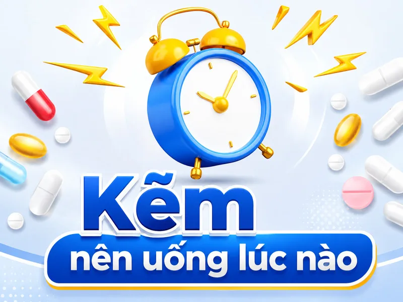 Thời điểm uống kẽm cần được lựa chọn dựa trên bữa ăn và khả năng dung nạp của dạ dày