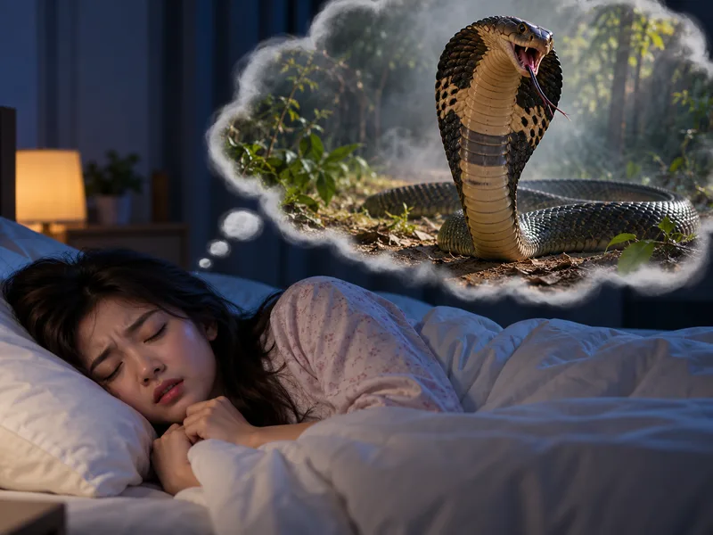 Quan sát cảm xúc và căng thẳng khi thường xuyên mơ thấy rắn hổ mang chúa